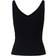 Jacqueline de Yong Nanna V-Neck Sleeveless Top - Black/Black