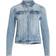 Vila Show Pocket Denim Jacket - Blue/Medium Blue Denim