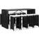 vidaXL 43966 Set da Bar all'Aperto, 1 Tavolo incluso 8 Sedie