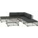 vidaXL 46805 Lounge-Set, 1 Tisch einschl. 3 Sofas
