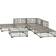 vidaXL 46805 Lounge-Set, 1 Tisch einschl. 3 Sofas