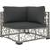 vidaXL 46805 Lounge-Set, 1 Tisch einschl. 3 Sofas