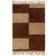 ferm LIVING Mara Vit, Brun 120X180cm