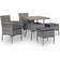 vidaXL 46169 Set da pranzo per patio, 1 Tavolo incluso 2 Sedie