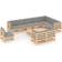 vidaXL 3076869 Loungeset, 1 Bord inkl. 10 Soffor