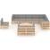 vidaXL 3076869 Loungeset, 1 Bord inkl. 10 Soffor