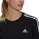 adidas Essentials 3-Stripes Fleece Sweatshirt - Black/White
