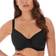 Fantasie Reggiseno a balconcino senza cuciture con ferretto per donna Smoothing - Noir