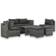 vidaXL 44722 Loungeset, 1 Bord inkl. 3 Soffor