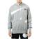 NIKE Sportswear Swoosh Pullover Semi Brushed Back Hoodie - Dark Grey Heather/White