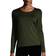 Casall Essential Mesh Detail Long Sleeve - Northern Green