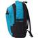 vidaXL Mochila escolar negra y azul 40 l Azul