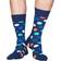 Happy Socks Big Dot Sock - Blue