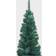 vidaXL Narrow Plastic Spruce without Flocked Snow Julgran 240cm