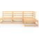 vidaXL 3075484 Loungeset, Bord inkl. 3 Soffor