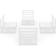 vidaXL 3075260 Loungeset, Bord inkl. 4 Soffor