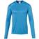 Uhlsport Stream 22 Long Sleeve T-shirt Unisex - Cyan/White