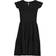 Only Life Cap Sleeves Frill Dress - Musta