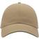 Atlantis Action 6 Panel Chino Baseball Cap - Khaki