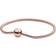 Pandora Moments Snake Chain Bracelet - Rose Gold