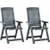 vidaXL 48767 2-pack Chaise de jardin pour repas