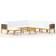 vidaXL 3057896 Loungeset, 1 Bord inkl. 7 Soffor