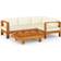 vidaXL 3057932 Loungesæt, borde inkl. 4 sofaer