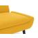 Julian Bowen Gaudi Mustard Sofa 195cm 2 Seater