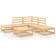 vidaXL 3075499 Outdoor Lounge Set, 1 Table incl. 3 Sofas