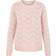 Pieces Bibi Patterned Knitted Top - Misty Rose