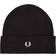 Fred Perry Knitted Beanie - Black