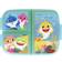 Stor Multi Compartment Sandwich Box Baby Shark