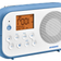 Sangean PR-D12BT Radio De Table AM FM Bluetooth Blanc Bleu