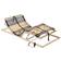 vidaXL 42 Slatted Base with Elevation Sengeramme 100x200cm