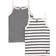 Petit Bateau Girl's Striped Organic Cotton Vest Tops 2-pack - Variante-1 (A01F700120)