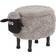 Beliani Sheep Pouf 40cm