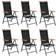 vidaXL 312187 6-pack Garden Dining Chair