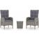 vidaXL 3058534 Ensemble de Bistrot, 1 Table incluse 2 Chaises