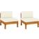 vidaXL 310638 Middle 2-pack