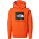 The North Face Youth New Box Crew Hoodie - Red Orange (4MA5)