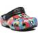 Crocs Kid's Classic Bubble Block Clog - Black/Multi