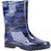 Cotswold PVC Jnr Wellington - Navy Camo