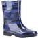 Cotswold PVC Jnr Wellington - Navy Camo