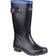 Cotswold Junior Fairweather Wellington Boot - Black/Blue