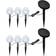 vidaXL 277121 6-pack Bedlampe 6stk