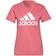 Adidas Women's Loungewear Essentials Logo T-shirt - Rose Tone/White