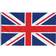 vidaXL Britisk flag 90x150cm