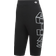adidas Mid-Waist Letter Short Tights - Black