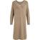 Vila Madelia V-Neck Knitted Dress - Gris/Fungi