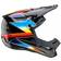 100% Aircraft Composite Trigger Casco Downhill, bianco-rosso-blu, dimensione per uomo